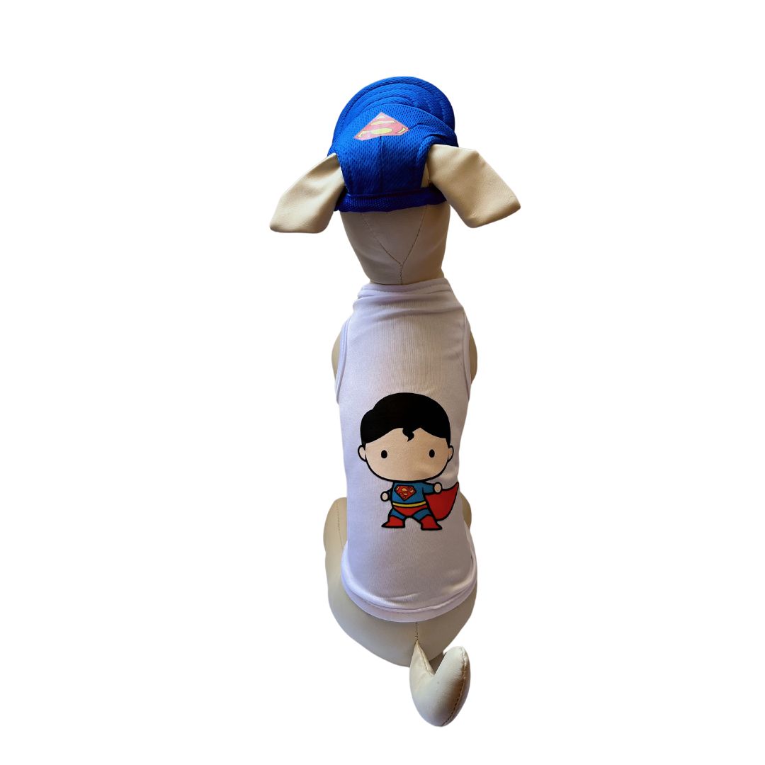 Disfraz Superman halloween para perros y gatos