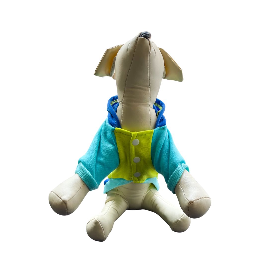 Sudadera para perros y gatos - Azul y Amarillo - Madrugon