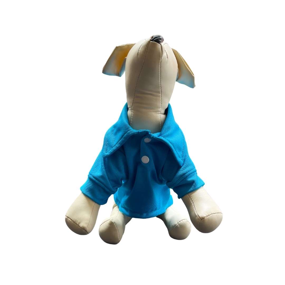 Camiseta polo para perros y gatos - Azul - Madrugon