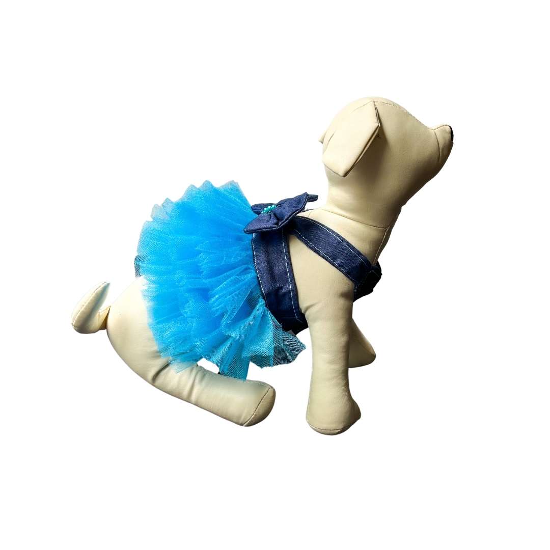 Vestido para perros y gatos - Azul - Madrugon