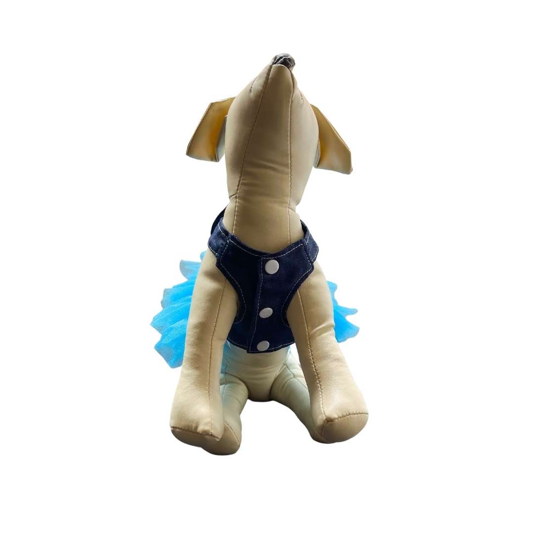 Vestido para perros y gatos - Azul - Madrugon