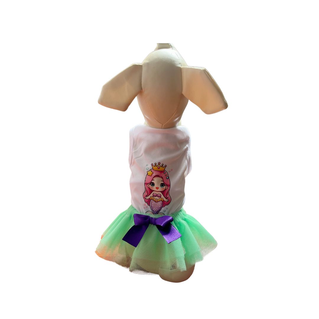 Disfraz sirena halloween para perros y gatos
