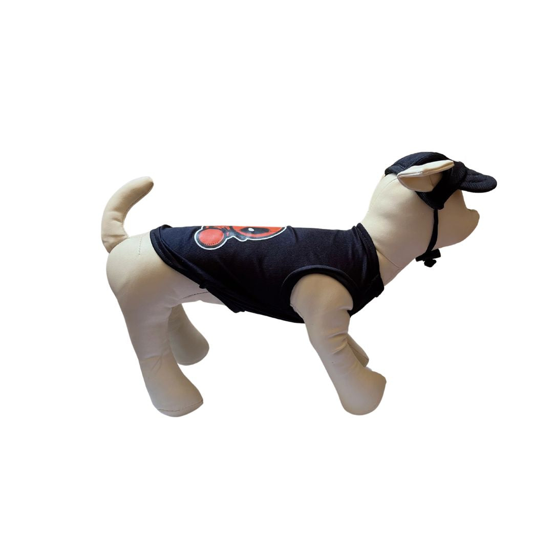 Disfraz Deadpool halloween para perros y gatos