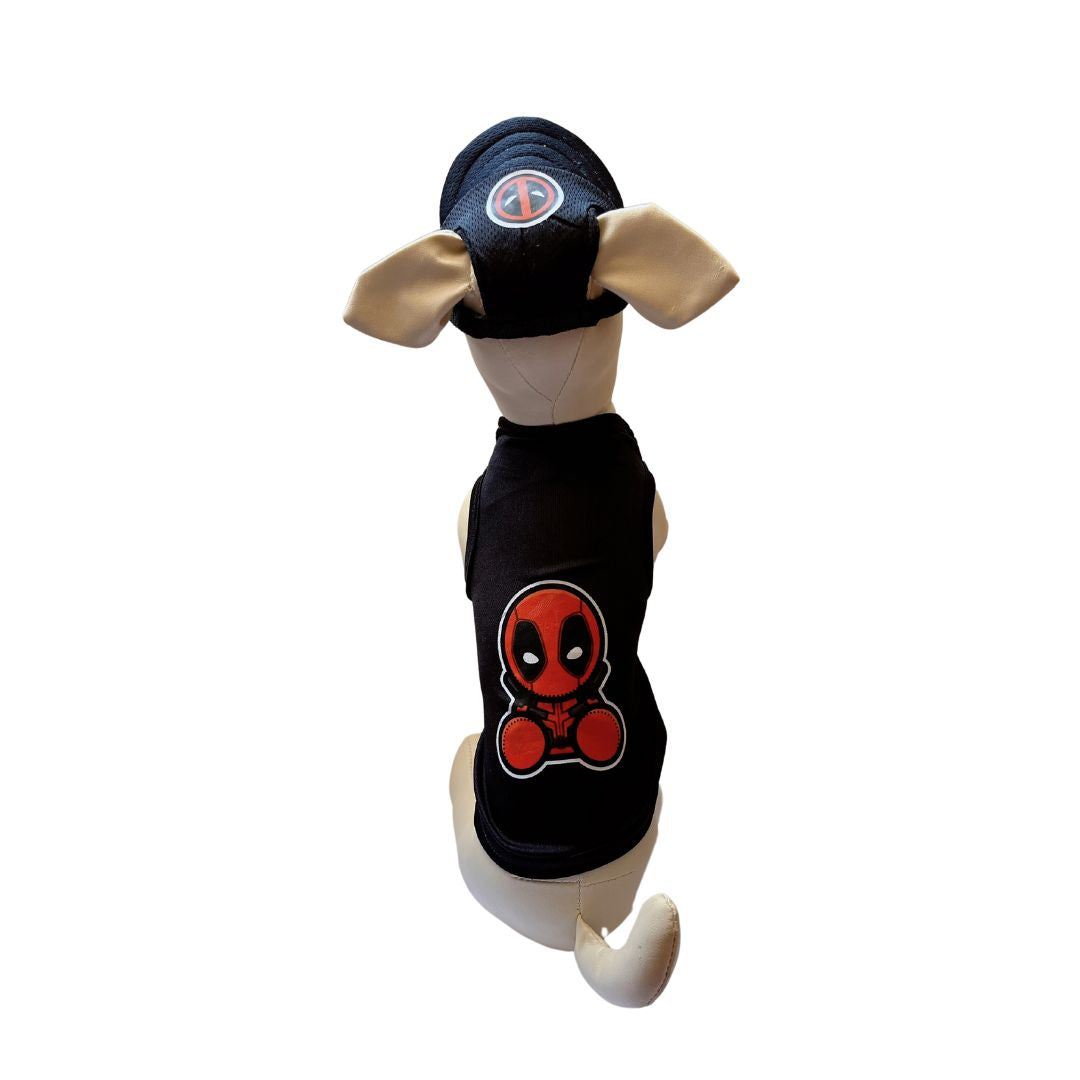 Disfraz Deadpool halloween para perros y gatos