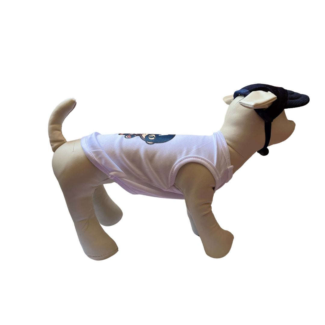 Disfraz capitan america halloween para perros y gatos