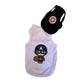 Disfraz capitan america halloween para perros y gatos