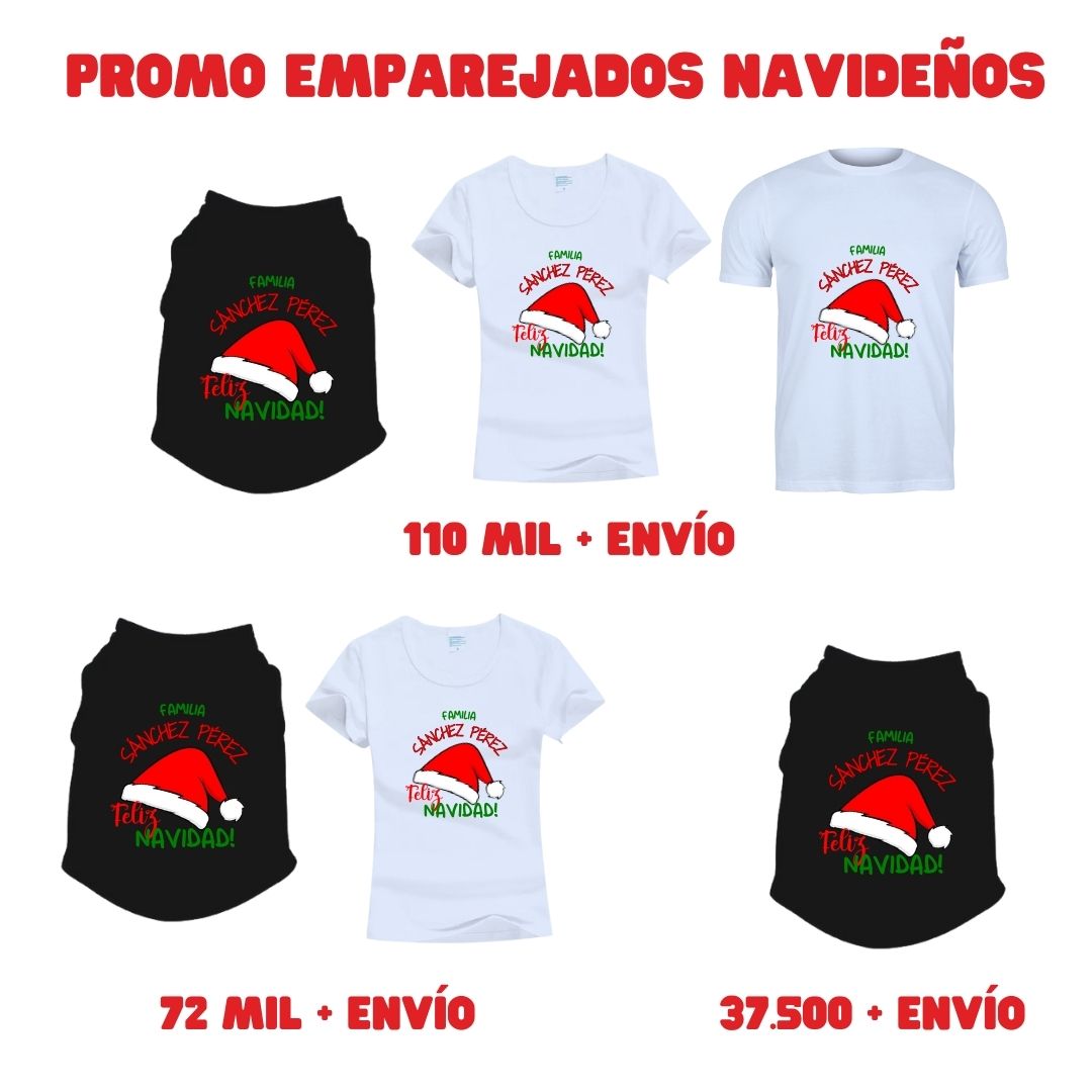 Camiseta hombre - Emparejados Navidad 2024