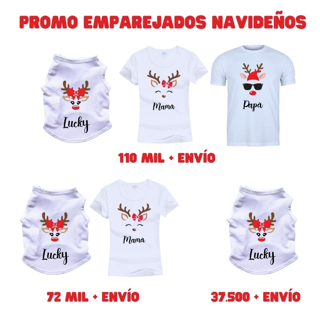 Camiseta hombre - Emparejados Navidad 2024