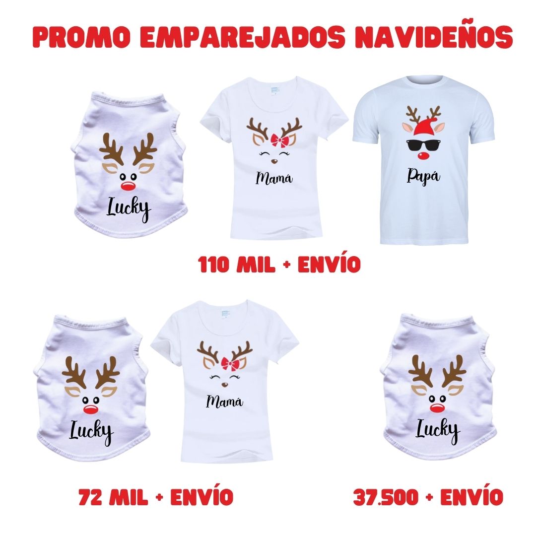 Camiseta hombre - Emparejados Navidad 2024