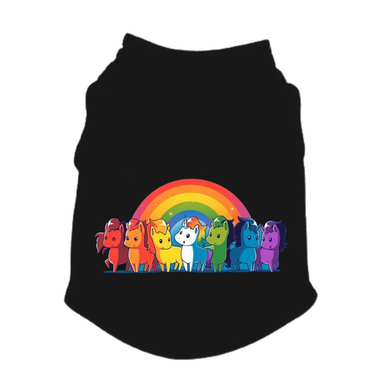 Esqueleto para perros y gatos - Unicornios arcoiris