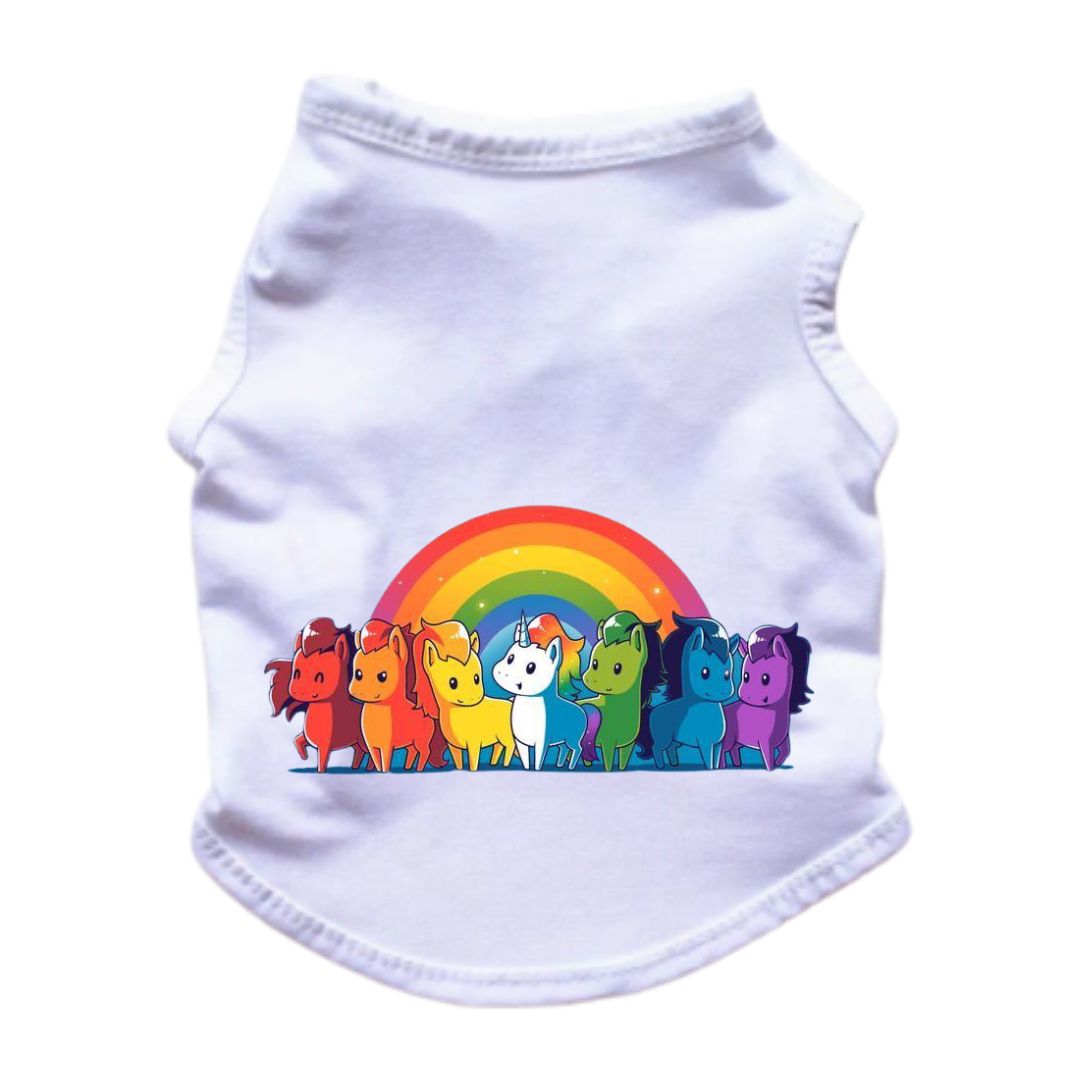 Esqueleto para perros y gatos - Unicornios arcoiris