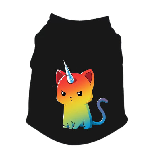 Esqueleto para perros y gatos - Gato unicornio multicolor