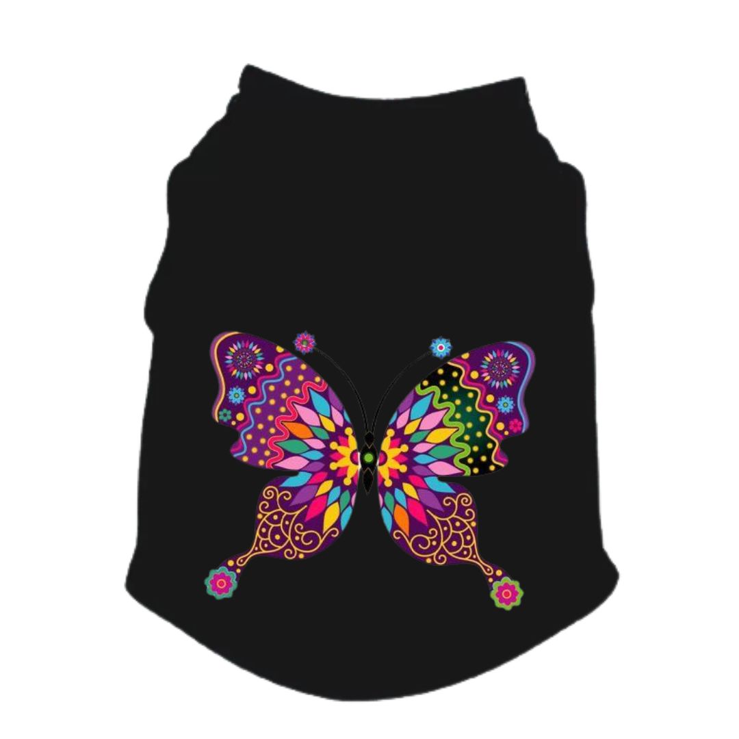 Esqueleto para perros y gatos - Mariposa multicolor