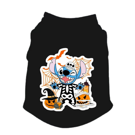 Esqueleto para perros y gatos - Stitch Halloween