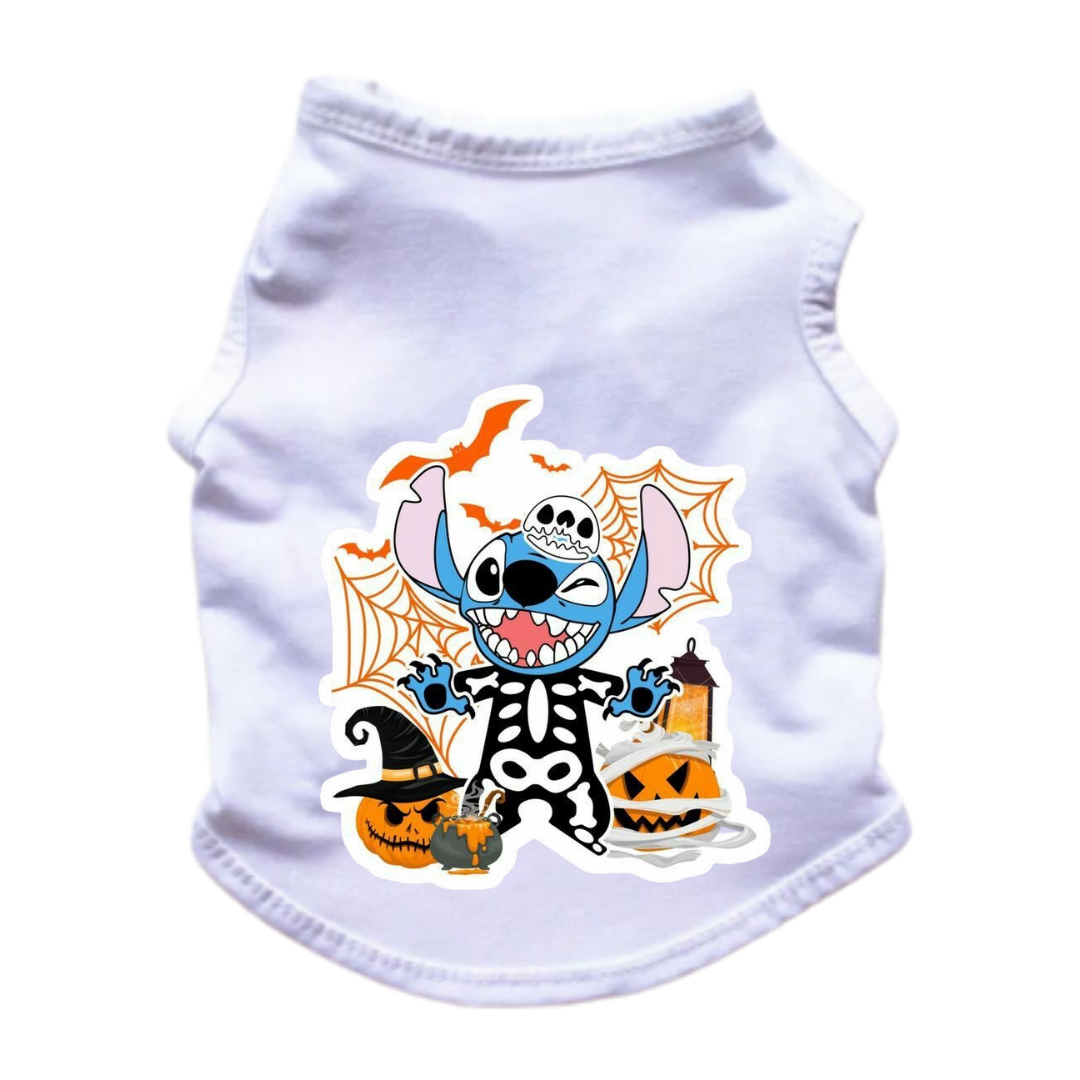 Esqueleto para perros y gatos - Stitch Halloween