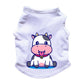 Esqueleto para perros y gatos - Vaca sonriente - Colección Verano