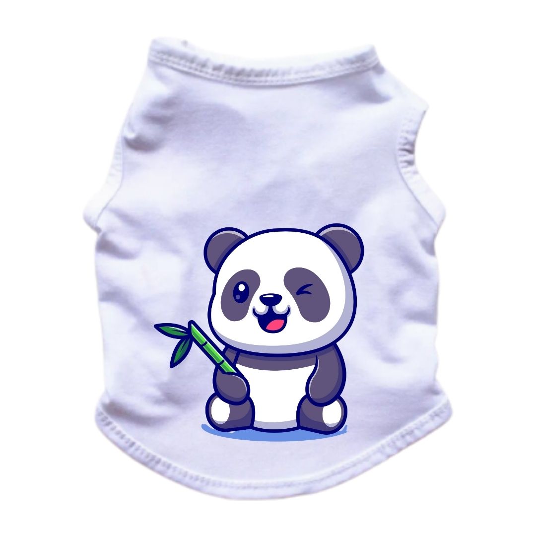 Esqueleto para perros y gatos - Oso panda feliz - Colección Verano