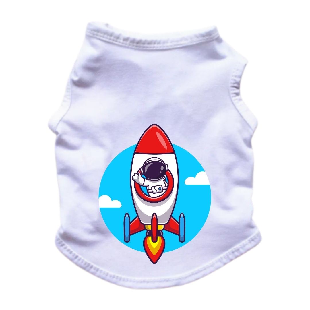 Esqueleto para perros y gatos - Astronauta en cohete - Colección Verano