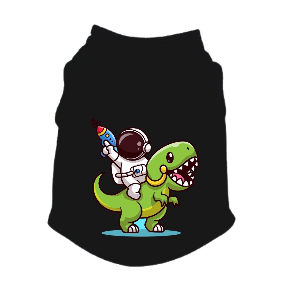 Esqueleto para perros y gatos - Astronauta dinosaurio - Colección Verano