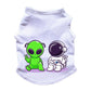 Esqueleto para perros y gatos - Astronauta y alien - Colección Verano