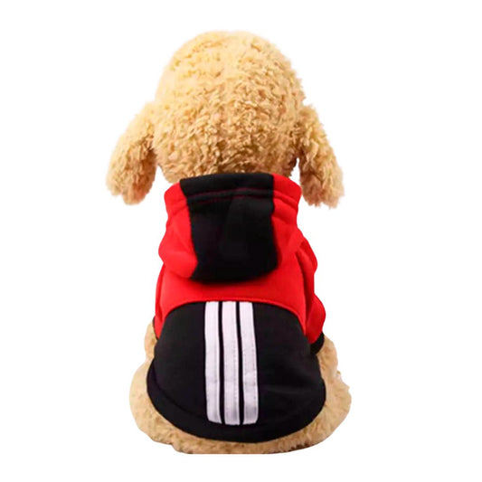 Sudadera para perros y gatos - Negro y rojo - Madrugon