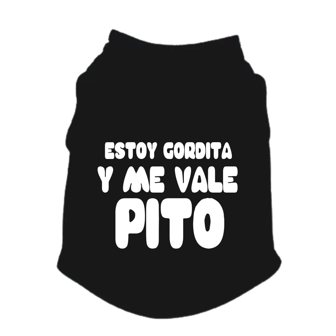 Esqueleto para perros y gatos - Gordita - Coleccion frases